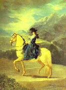 Francisco Jose de Goya Equestrian Portrait of Dona Maria Teresa Vallabriga china oil painting reproduction